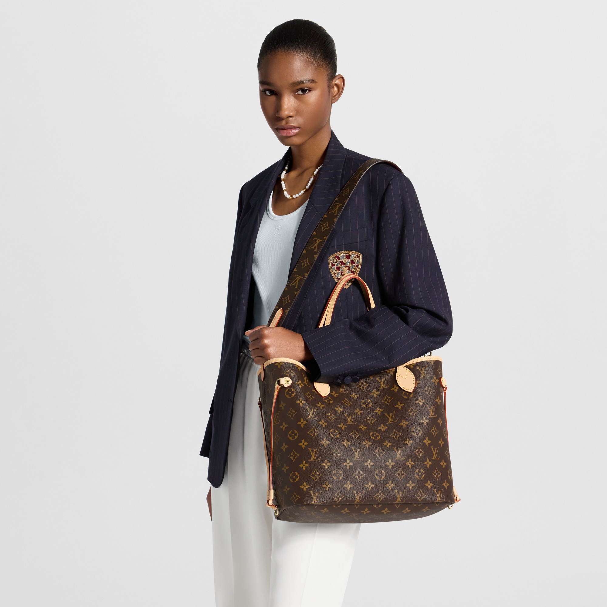 Neverfull Bandoulière Inside Out MM Monogram Canvas - Handbags